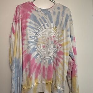 Billabong Pastel Tie-Dye Crewneck